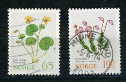 NORVEGE : FLORE - Yvert N° 627+629 Obli. - Used Stamps