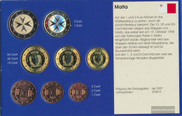 Malta Stgl./unzirkuliert Kursmünzensatz Mixed Vintages Stgl./unzirkuliert From 2008 Euro Komplettausgfrome - Malte