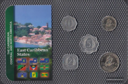 United Caribbean States Stgl./unzirkuliert Kursmünzen Stgl./unzirkuliert From 1981 1 CENT Until 25 CENT - Caraibi Orientali (Stati Dei)