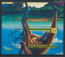 UNO - Genf Block10 (kompl.Ausg.) Gestempelt 1998 WHO - Orang-Utan (10073186 - Used Stamps