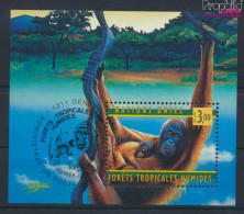 UNO - Genf Block10 (kompl.Ausg.) Gestempelt 1998 WHO - Orang-Utan (10073189 - Used Stamps