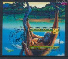 UNO - Genf Block10 (kompl.Ausg.) Gestempelt 1998 WHO - Orang-Utan (10073190 - Used Stamps