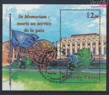 UNO - Genf Block12 (kompl.Ausg.) Gestempelt 1999 In Memorian (10073049 - Used Stamps
