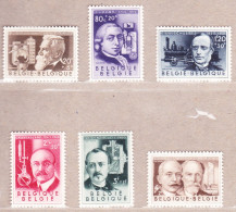 1955 Nr 973-78* Met Scharnier,zegel Uit Reeks Uitvinders.OBP 24,5 Euro. - Unused Stamps