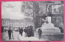 Visuel Très Peu Courant - Italie - Torino - Mon. A Galileo Ferraris - Piazza Castello - 1910 - Chiese