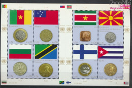 UNO - Wien 738-745 Kleinbogen (kompl.Ausg.) Postfrisch 2012 Flaggen Und Münzen (10054467 - Neufs