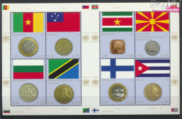 UNO - Wien 738-745 Kleinbogen (kompl.Ausg.) Postfrisch 2012 Flaggen Und Münzen (10054473 - Ongebruikt