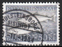 Groenland Mi 140 Vissen  Gestempeld - Usados