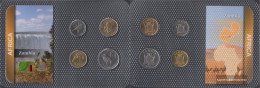 Sambia 2012 Stgl./unzirkuliert Kursmünzen Stgl./unzirkuliert 2012 5 Ngwee Until 1 Kwacha - Zambia