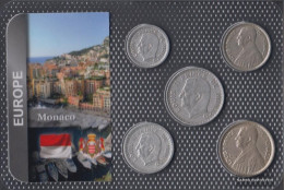 Monaco Very Fine Kursmünzen Very Fine From 1943 1 Franc Until 20 Francs - 1922-1949 Louis II.