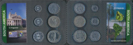 Uruguay 1989 Very Fine Kursmünzen Very Fine 1989 5 Until 500 Nuevos Pesos - Uruguay