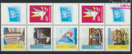 UNO - Genf 662A Zf-666A Zf Zehnerblock (kompl.Ausg.) Postfrisch 2009 40 Jahre Postverwaltung (10054339 - Unused Stamps