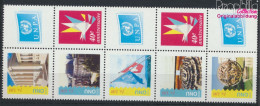 UNO - Genf 662A Zf-666A Zf Zehnerblock (kompl.Ausg.) Postfrisch 2009 40 Jahre Postverwaltung (10054345 - Neufs