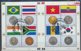 UNO - New York 1049-1056 Kleinbogen (kompl.Ausg.) Gestempelt 2007 Flaggen (10076753 - Used Stamps