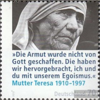 FRD (FR.Germany) 2813 (complete Issue) Unmounted Mint / Never Hinged 2010 Mother Teresa - Ungebraucht