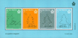 San Marino - 2023 - Four Seasons - Mint Stamp Sheetlet - Ungebraucht