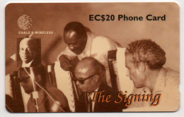 St. Lucia - The Signing - 254CSLB (italicized To The Left) - St. Lucia