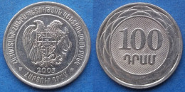 ARMENIA - 100 Dram 2003 KM# 95 Independent Republic (1991) - Edelweiss Coins - Armenia