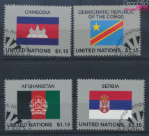 UNO - New York 1400-1403 (kompl.Ausg.) Gestempelt 2014 Flaggen UNO Mitgliedstaaten (10077024 - Used Stamps