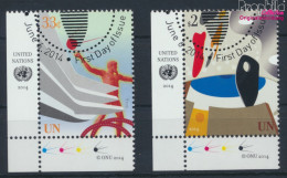 UNO - New York 1416-1417 (kompl.Ausg.) Gestempelt 2014 UNO Gebäude (10077005 - Used Stamps