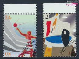 UNO - New York 1416-1417 (kompl.Ausg.) Gestempelt 2014 UNO Gebäude (10077011 - Used Stamps
