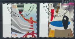 UNO - New York 1416-1417 (kompl.Ausg.) Gestempelt 2014 UNO Gebäude (10077015 - Used Stamps