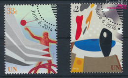 UNO - New York 1416-1417 (kompl.Ausg.) Gestempelt 2014 UNO Gebäude (10077018 - Used Stamps