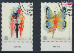 UNO - New York 1500-1501 (kompl.Ausg.) Gestempelt 2016 Frei Und Gleich (10076882 - Used Stamps