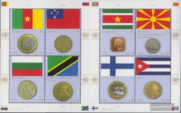 UN - Vienna 738-745 Sheetlet (complete Issue) Unmounted Mint / Never Hinged 2012 Flags And Coins - Neufs