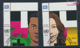 UNO - New York 1502-1503 (kompl.Ausg.) Gestempelt 2016 Solidaritätsbewegung Geschlechtergl (10076877 - Used Stamps
