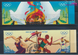 UNO - New York 1538-1541 Paare (kompl.Ausg.) Gestempelt 2016 Sport Für Den Frieden (10076855 - Used Stamps