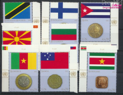 UNO - Wien 738-745 (kompl.Ausg.) Postfrisch 2012 Flaggen Und Münzen (10054434 - Unused Stamps
