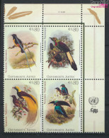 UNO - Wien 878-881 Viererblock (kompl.Ausg.) Postfrisch 2015 Paradiesvögel (10054425 - Nuovi