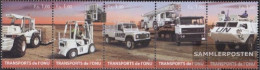 UN - Geneva 720-724 Five Strips (complete Issue) Unmounted Mint / Never Hinged 2010 Transport - Unused Stamps