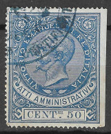 ITALIA REGNO Fiscal - Atti Amministrativi - 50c - Revenue Stamps