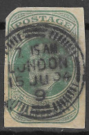 GB 1889 HALF PENNY  CLEAN CANCEL - Fiscales