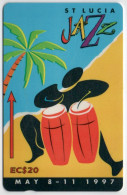 St. Lucia - Jazz Festival 1997 $20 - 147CSLE (with O) - Saint Lucia