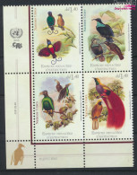 UNO - Genf 908-911 Viererblock (kompl.Ausg.) Postfrisch 2015 Paradiesvögel (10054247 - Unused Stamps