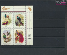 UNO - Genf 908-911 Viererblock (kompl.Ausg.) Postfrisch 2015 Paradiesvögel (10054248 - Unused Stamps