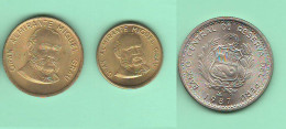 Peru' 10 + 50 Centimos 85 1988 + 5 Intis 1987 Brass E Nickel Coins - Pérou