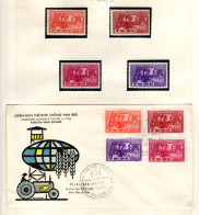 VIETNAM 1963, World Free Of Hunger, FOUR Stamps MNH, FDC - Alimentation