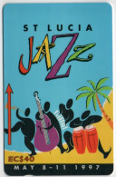 St. Lucia - Jazz Festival 1997 $40 - 147CSLF (tall, Regular Font) - Santa Lucía