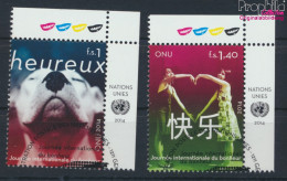 UNO - Genf 846-847 (kompl.Ausg.) Gestempelt 2014 Tag Des Glücks (10073435 - Used Stamps