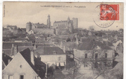 37. LE GRAND PRESSIGNY . CPA. VUE GENERALE  ANNEE 1909 + TEXTE - Le Grand-Pressigny