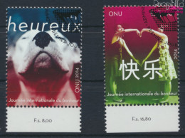 UNO - Genf 846-847 (kompl.Ausg.) Gestempelt 2014 Tag Des Glücks (10073442 - Used Stamps