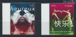 UNO - Genf 846-847 (kompl.Ausg.) Gestempelt 2014 Tag Des Glücks (10073444 - Used Stamps