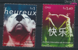 UNO - Genf 846-847 (kompl.Ausg.) Gestempelt 2014 Tag Des Glücks (10073447 - Used Stamps
