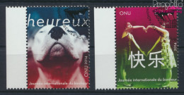 UNO - Genf 846-847 (kompl.Ausg.) Gestempelt 2014 Tag Des Glücks (10073449 - Used Stamps
