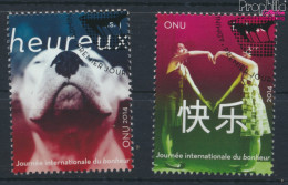 UNO - Genf 846-847 (kompl.Ausg.) Gestempelt 2014 Tag Des Glücks (10073452 - Used Stamps