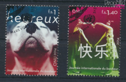 UNO - Genf 846-847 (kompl.Ausg.) Gestempelt 2014 Tag Des Glücks (10073453 - Used Stamps